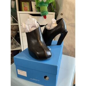 John Fluevog Boots - Shaguar Sable Black Asymmetric Boot Sz 10